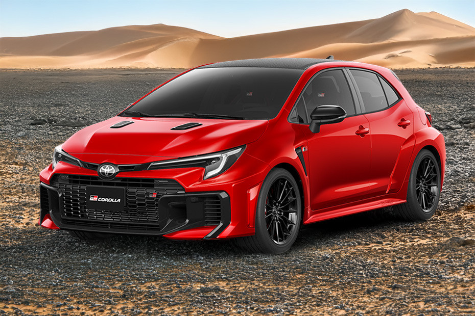 GR Corolla Front angle low view