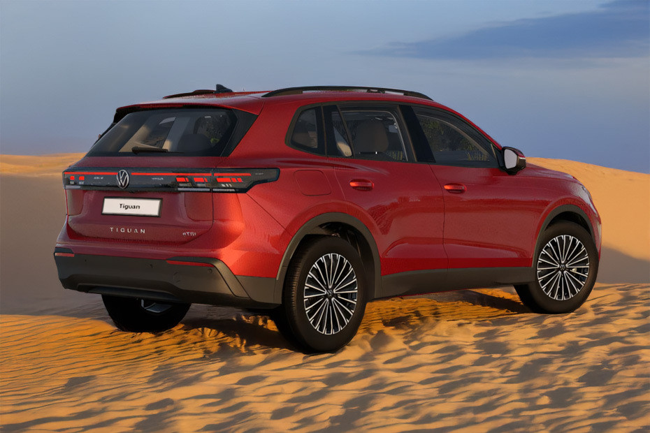 Tiguan Rear angle view Tiguan Rear angle view