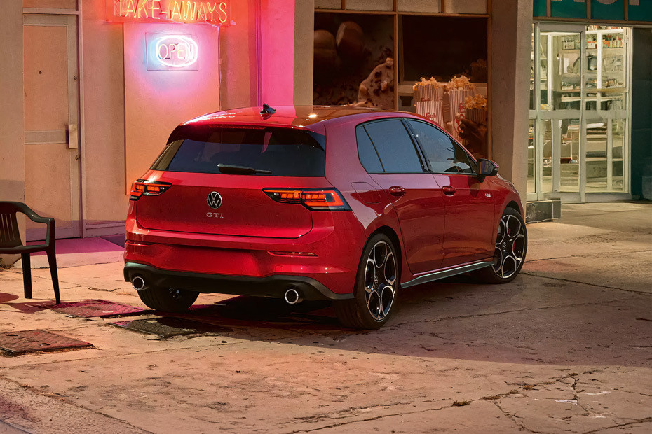 Golf GTI Rear angle view Golf GTI Rear angle view