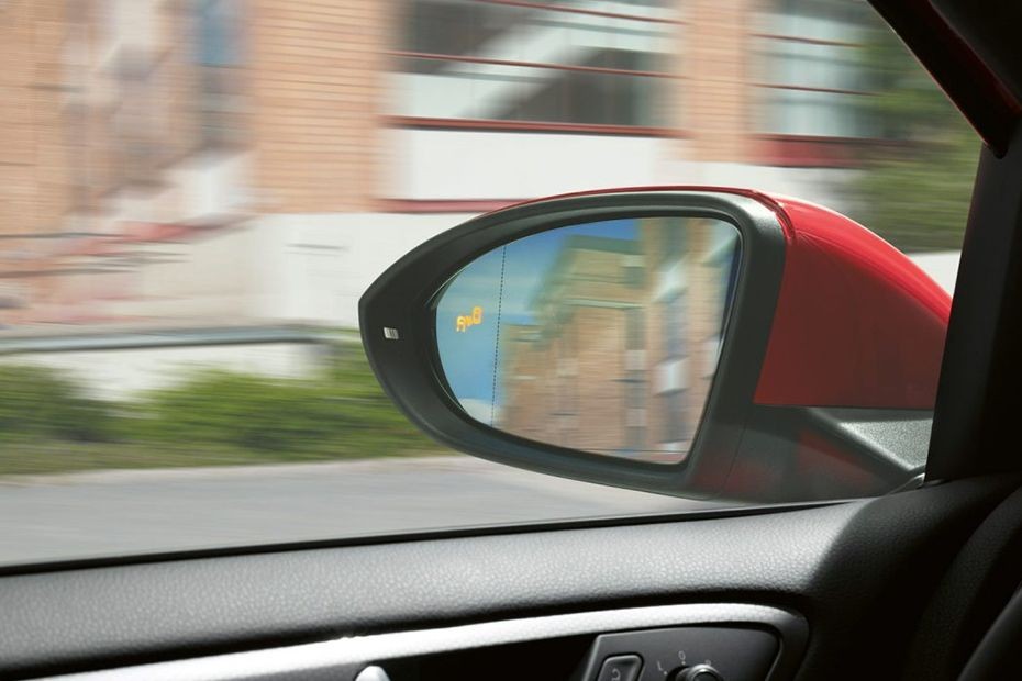 Volkswagen Golf TDI Drivers Side Mirror Rear Angle in UAE