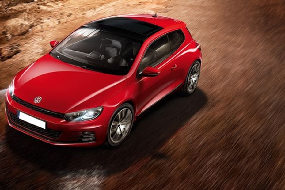 Volkswagen Scirocco Front Angle High View in UAE
