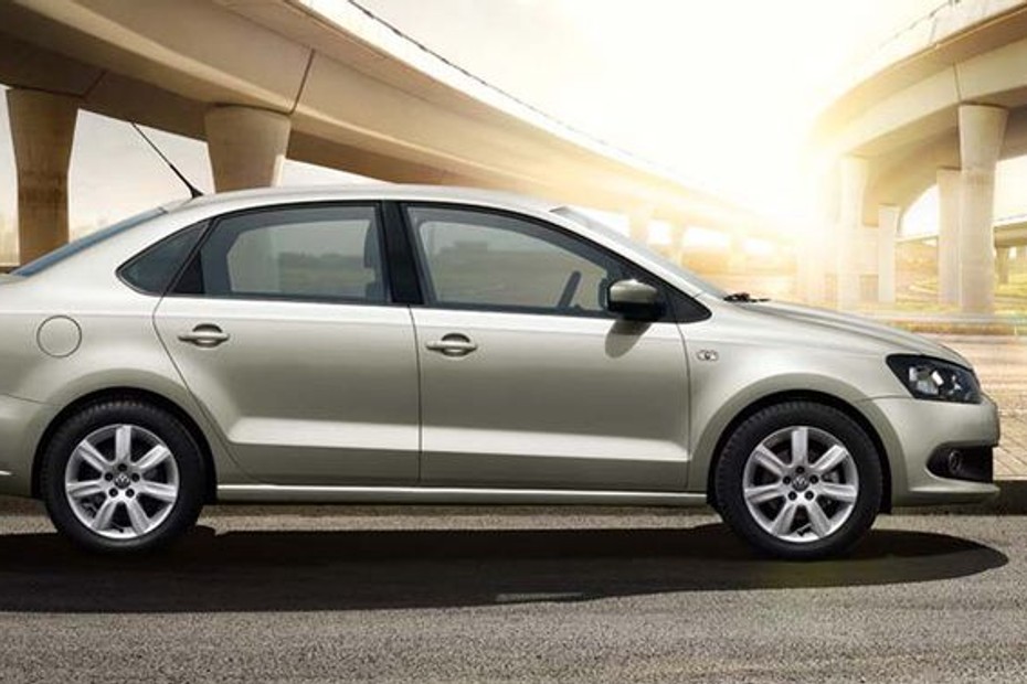 Polo Sedan Side view in UAE