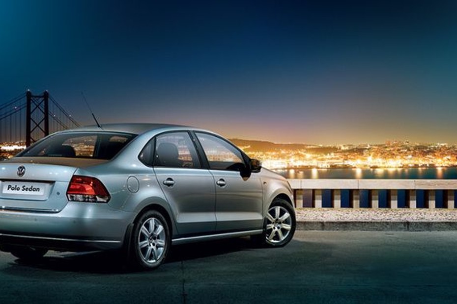 Polo Sedan Rear angle view in UAE
