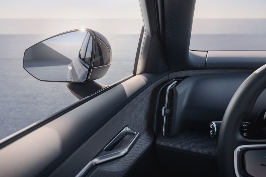 Volvo EX30 Drivers Side Mirror Rear Angle in UAE