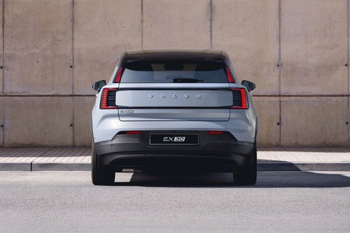 Full Rear View of Volvo EX30