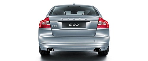 Full Rear View of Volvo S80