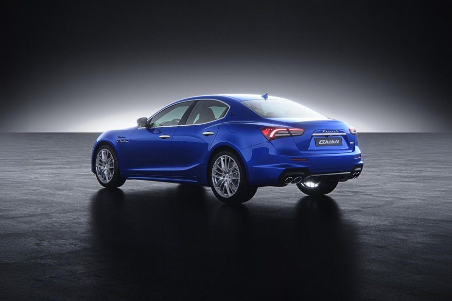Rear Cross Side View of Maserati Ghibli in UAE