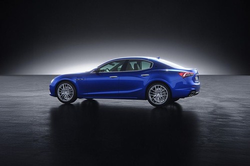 Rear Cross View of Maserati Ghibli