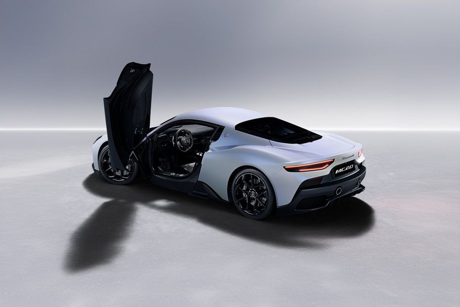 Rear Cross Side View of Maserati MC20 in UAE