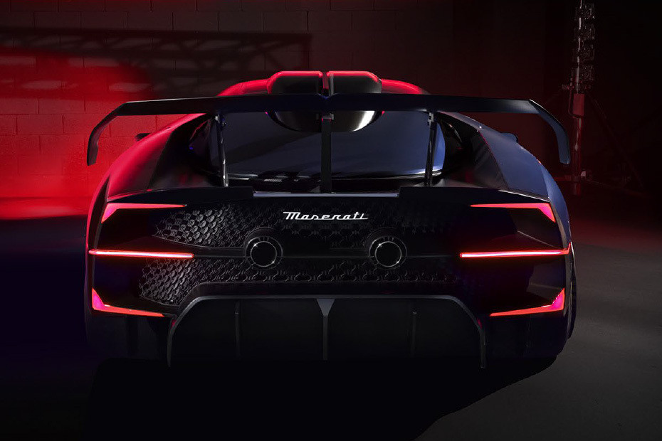 Full Rear View of Maserati MCXtrema