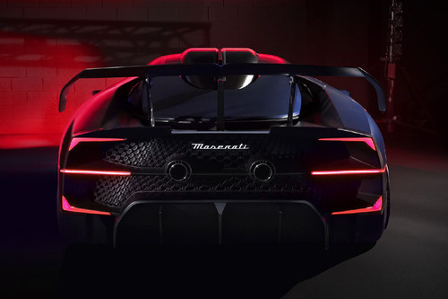 Full Rear View of Maserati MCXtrema