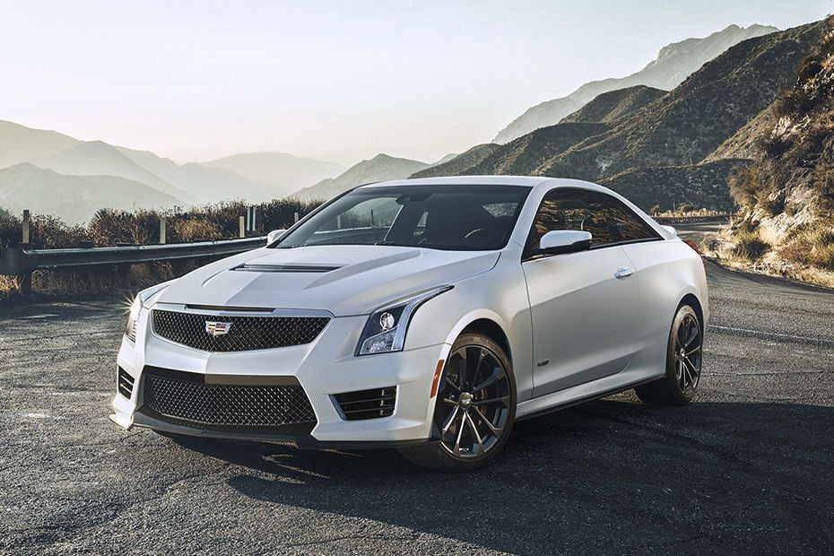 Cadillac ATS-V COUPE Front Angle High View in UAE