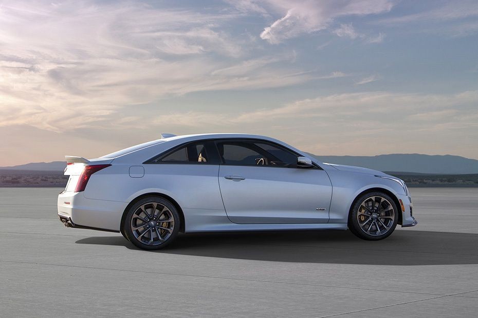 ATS-V COUPE Rear Medium Side View in UAE