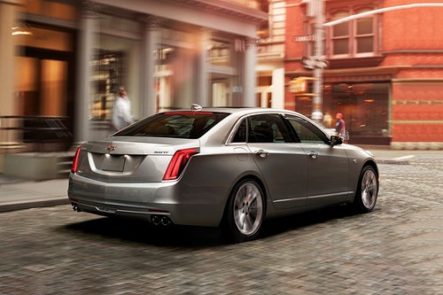 CT6 Rear angle view