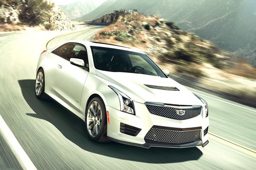 Cadillac ATS-V Front Cross Side View
