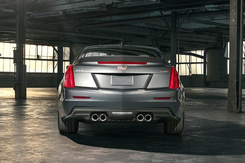Full Rear View of Cadillac ATS-V