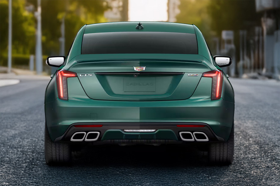 Full Rear View of Cadillac CT5 V Full Rear View of Cadillac CT5 V