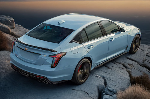 CT5 V Rear angle view