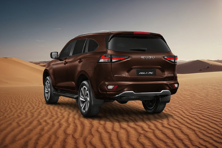 Rear Medium View of Isuzu Mu x in UAE
