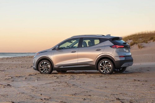 Rear Cross View of Chevrolet Bolt EV