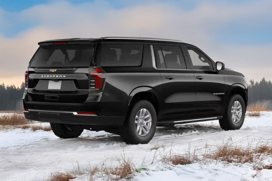 Suburban Rear angle view Suburban Rear angle view