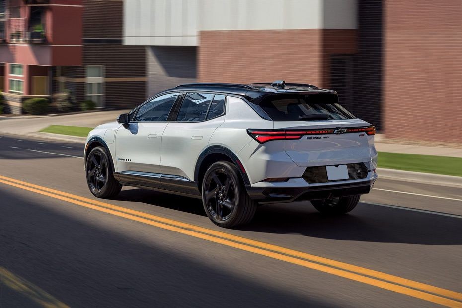 Rear Cross Side View of Chevrolet Equinox Ev in UAE