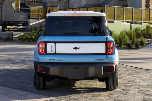 Full Rear View of Chevrolet SPARK EUV