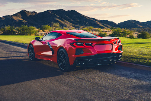 Rear Medium View of Chevrolet Corvette Stingray