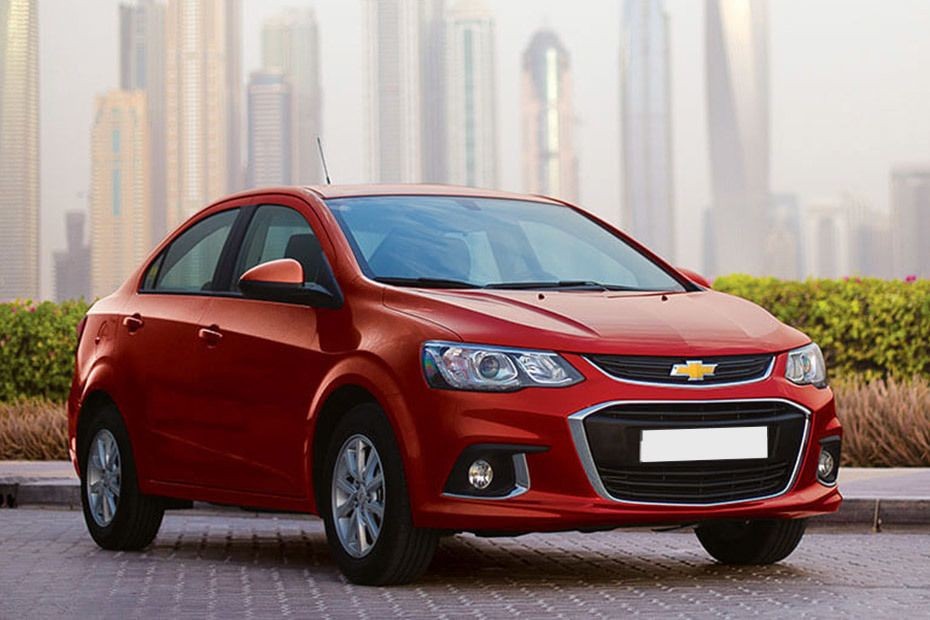 Chevrolet Aveo Front Cross Side View in UAE