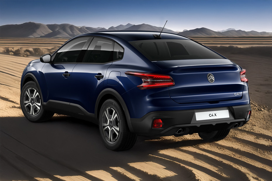 Rear Cross Side View of Citroen C4 X in UAE