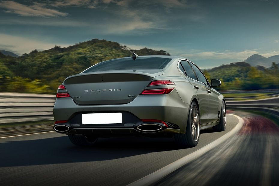 Rear Medium View of Genesis G70 in UAE