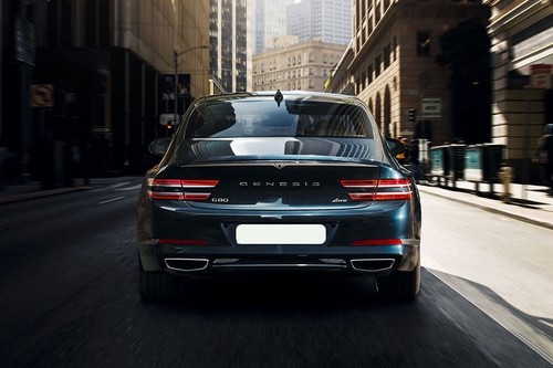 Full Rear View of Genesis G80 (2022-2024)