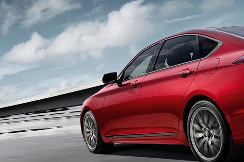 Genesis G80 SPORT Drivers Side Mirror Rear Angle
