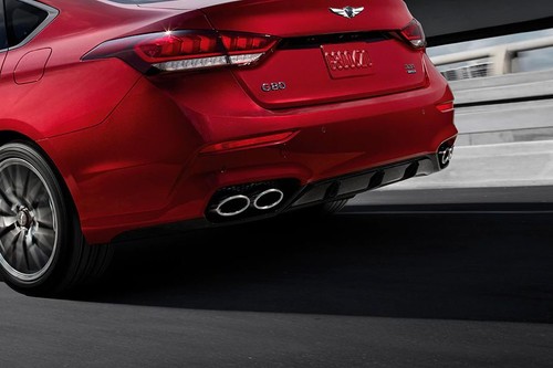 Exhaust Pipe of Genesis G80 SPORT