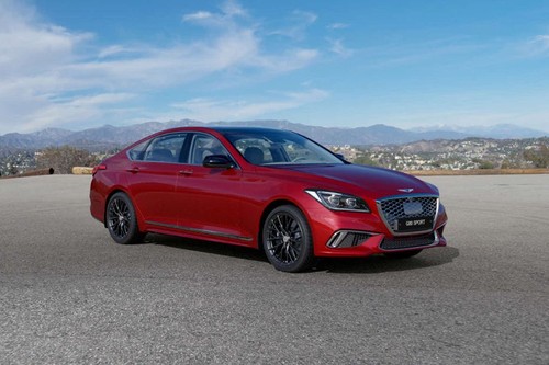 Genesis G80 SPORT Front Cross Side View