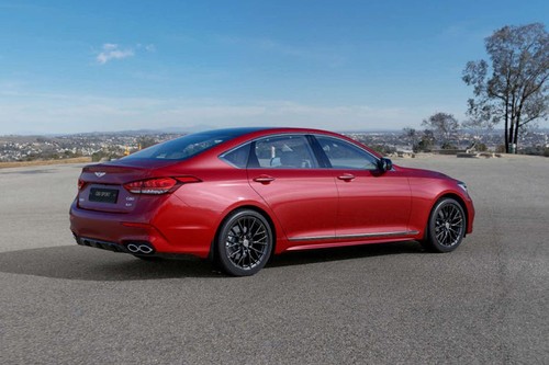 G80 SPORT Rear angle view