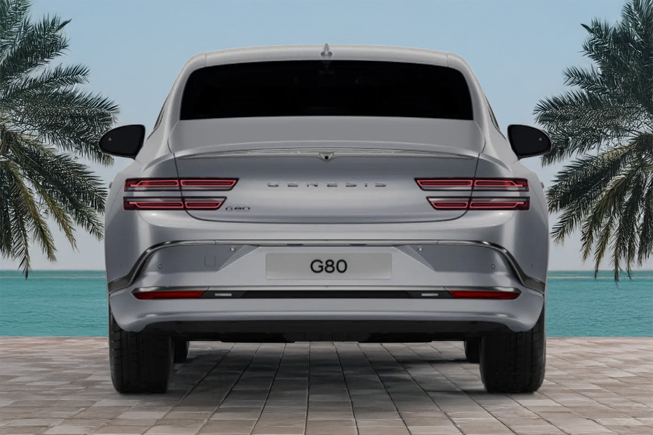 Full Rear View of Genesis EV G 80