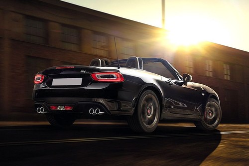 124 Spider Rear Low Angle View