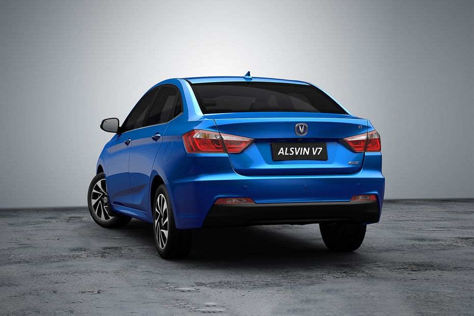 Rear Cross Side View of Changan ALSVIN V7 in UAE