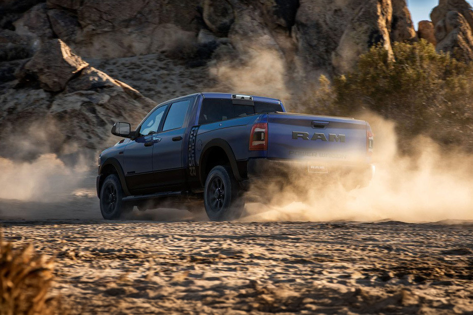 Rear Cross Side View of RAM 2500 in UAE