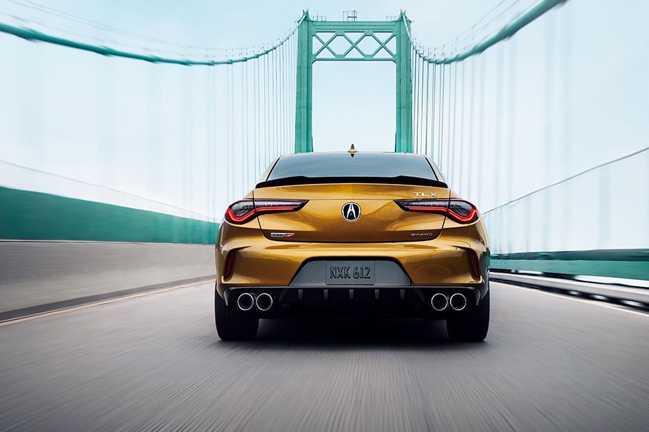 Full Rear View of Acura TLX in UAE