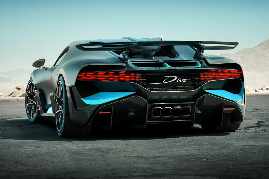 Rear Medium View of Bugatti Divo