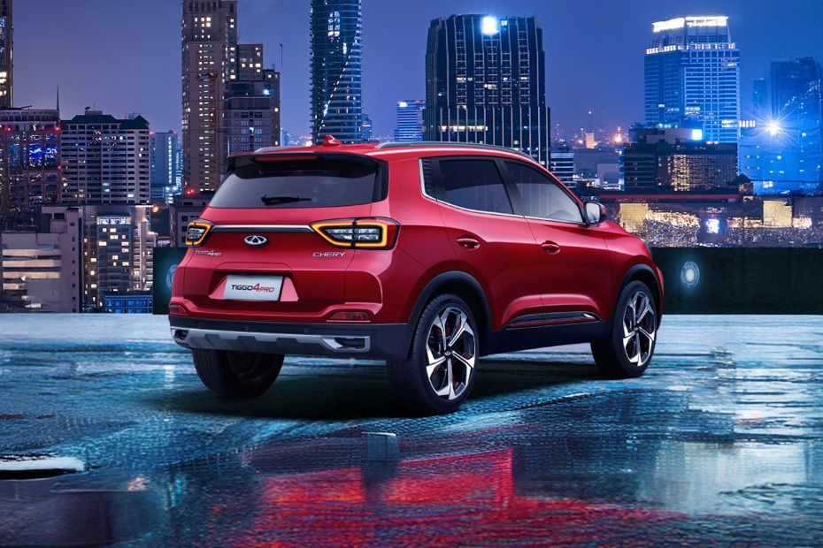 Rear Medium View of Chery Tiggo 4 Pro (2023-2024) in UAE