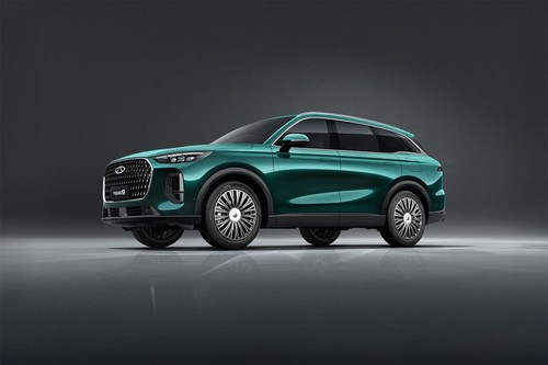 Tiggo 9 Front deep low Angle View