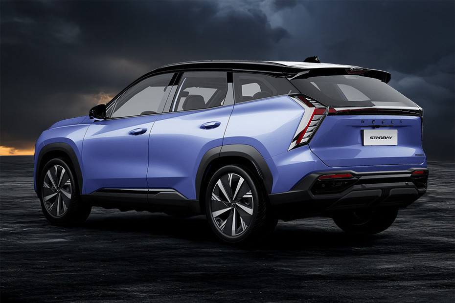 Rear Cross Side View of Geely Starray in UAE