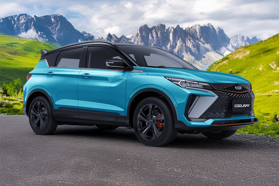 Geely Coolray (2023-2024) Front Cross Side View in UAE