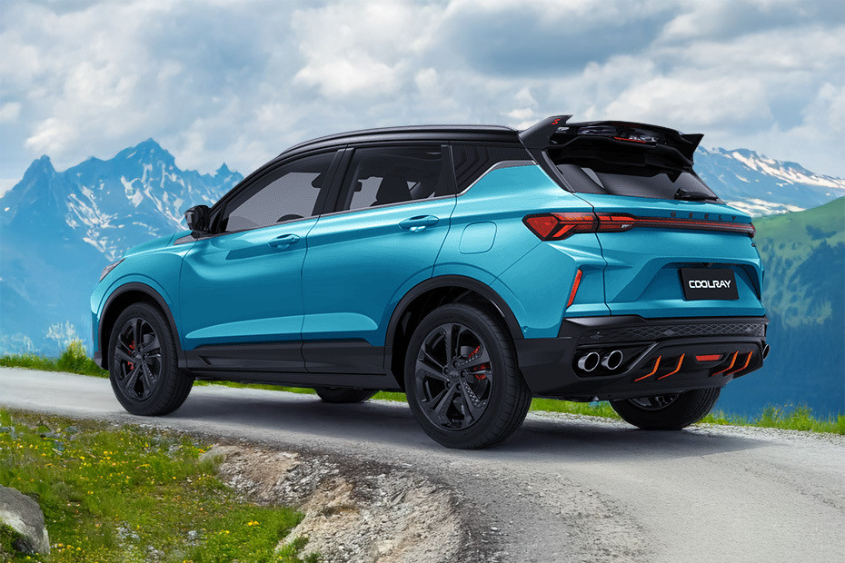 Rear Cross Side View of Geely Coolray Rear Cross Side View of Geely Coolray