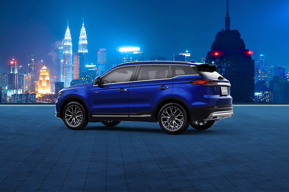 Rear Cross View of Geely Azkarra Rear Cross View of Geely Azkarra