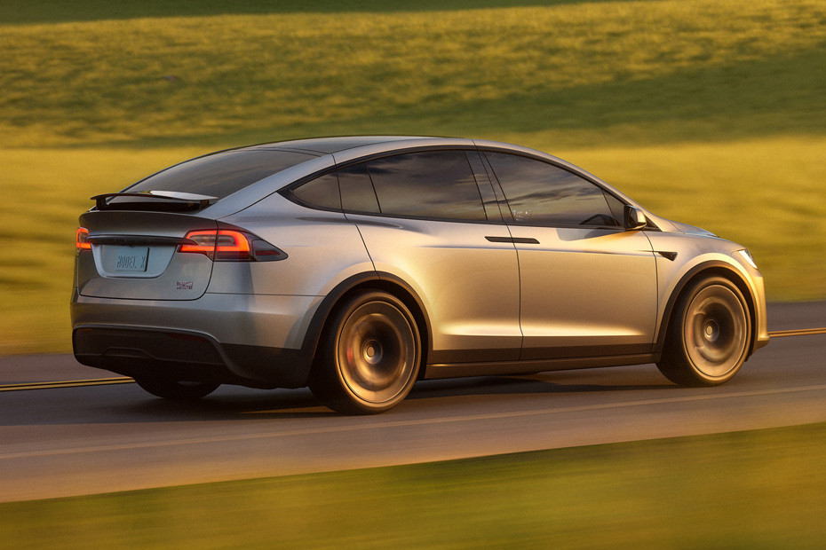 Model X Rear Medium Side View in UAE