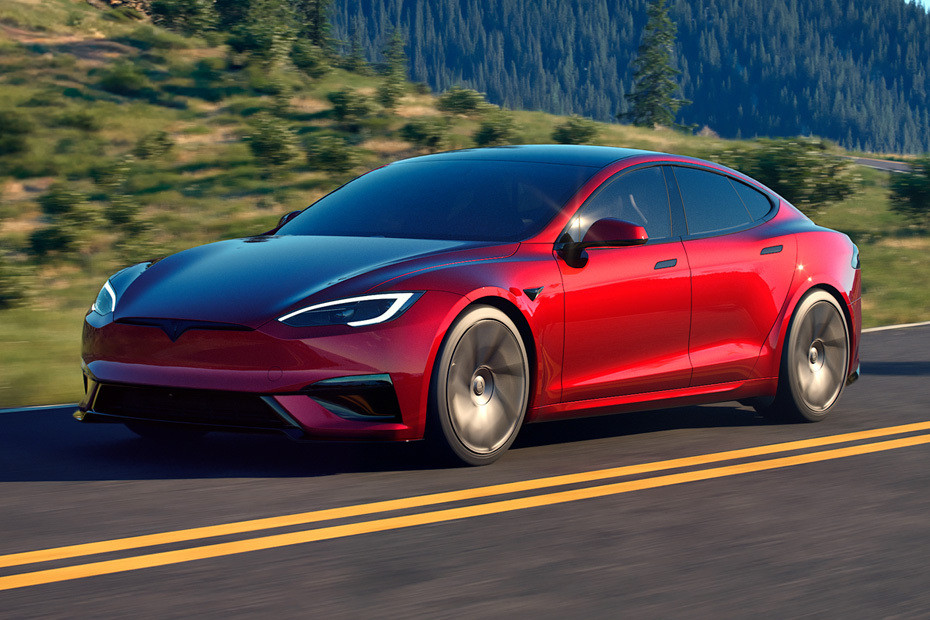 Model S Front angle low view